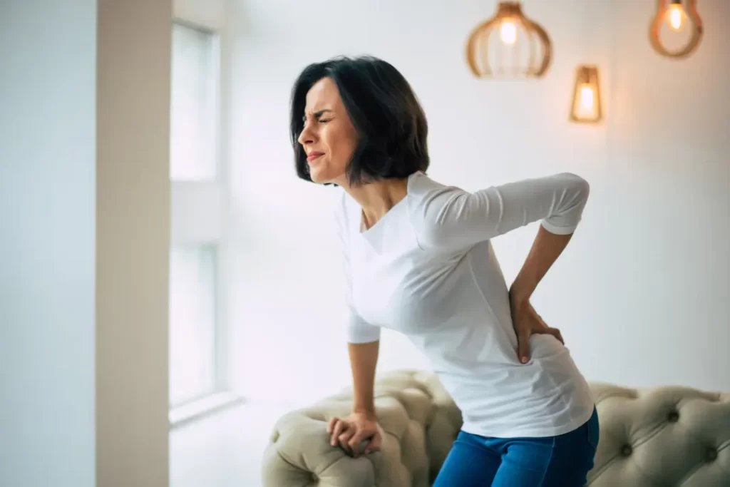 woman with chronic pain cycle