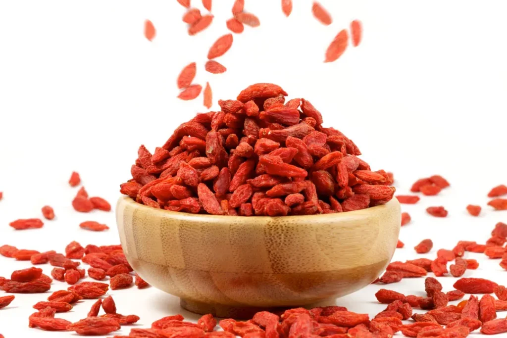 Goji berries. 