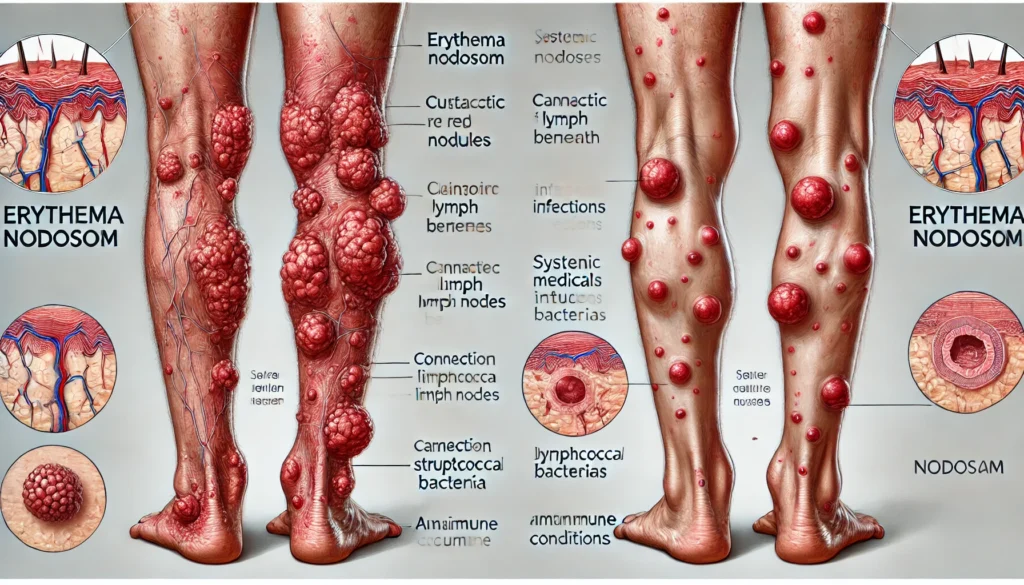 Erythema nodosum.