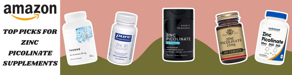 Zinc Picolinate aids in regulating thyroid hormone production and enhances immune response for Hashimoto’s Thyroiditis—Order Now on Amazon!